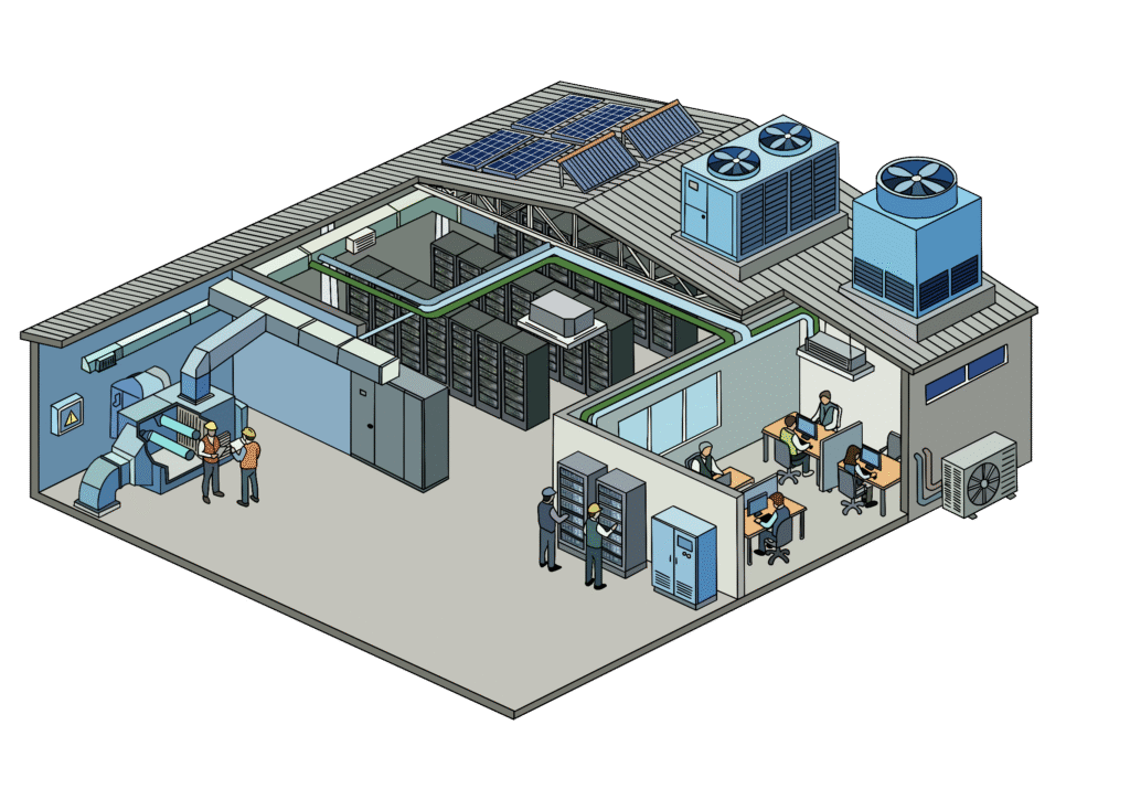 illustration d'un entrepôt